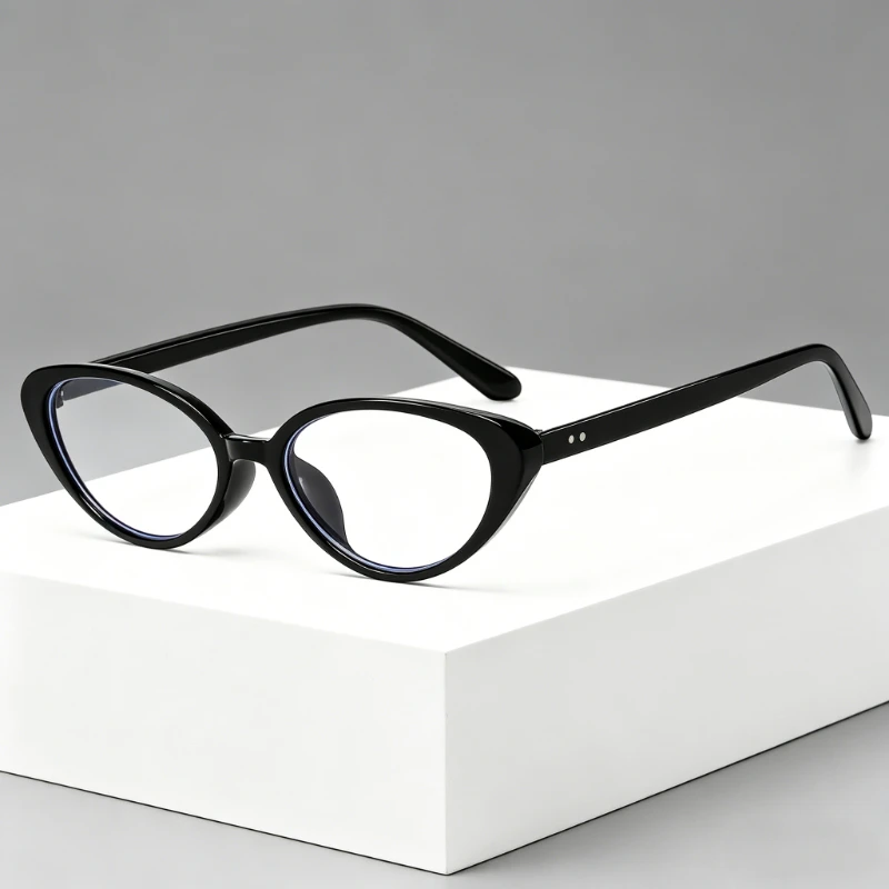 

Ultra-lightweight Small Frame Cat Eye Anti Blue Light Glasses Women's INS Style Fashionable Retro and Comfortable Eyeglasses