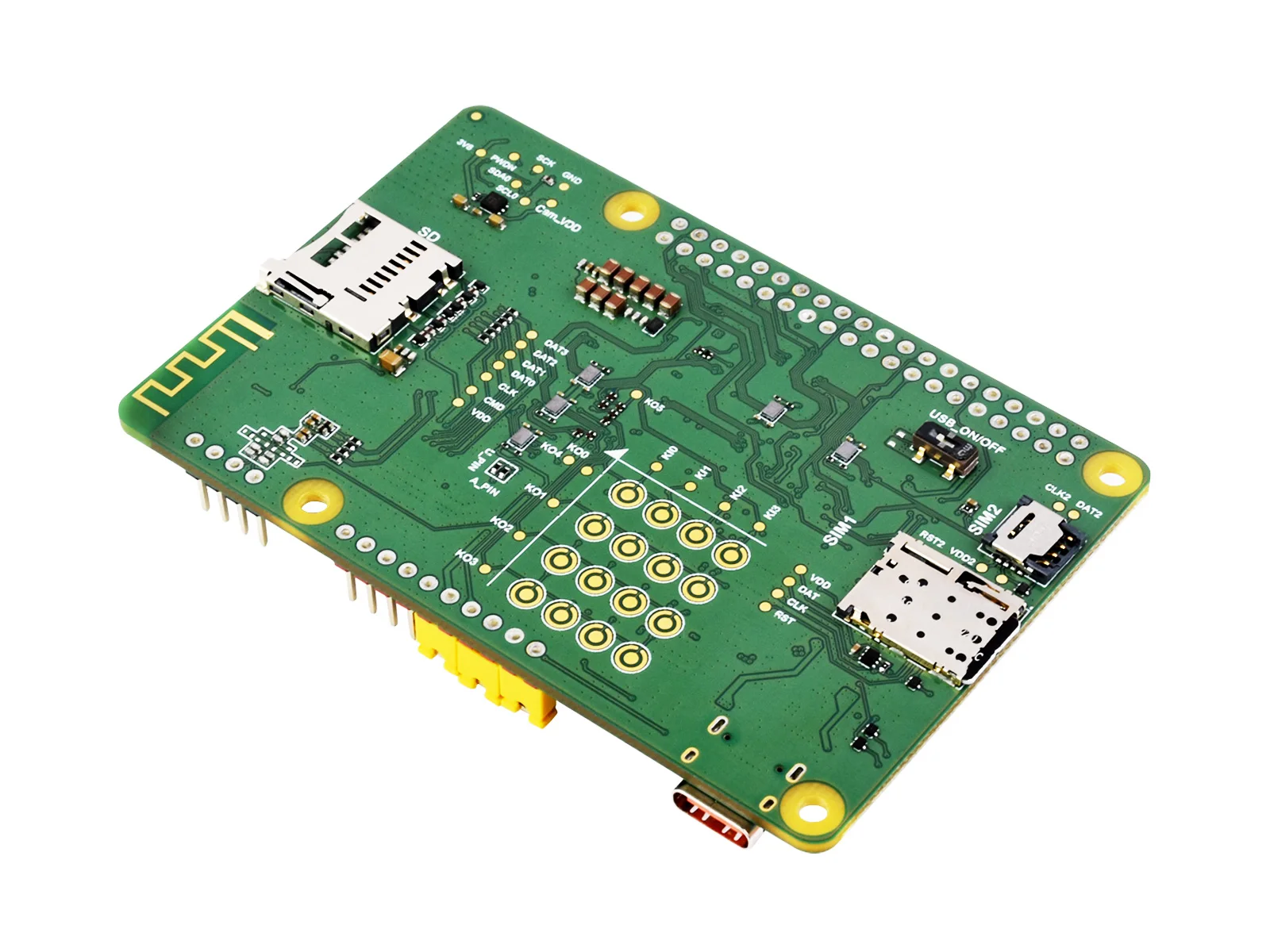 

Waveshare EC200U-AU C4-P01 development board Designed for QuecPython, Multi-Mode & Multi-Band support, LTE Cat-1 / Bluetooth