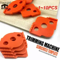 1~10PCS Quick Locator Woodworking Router Corner Radius Templates Jig R5-R40 Woodworking Trimming Machine Wood Router Table