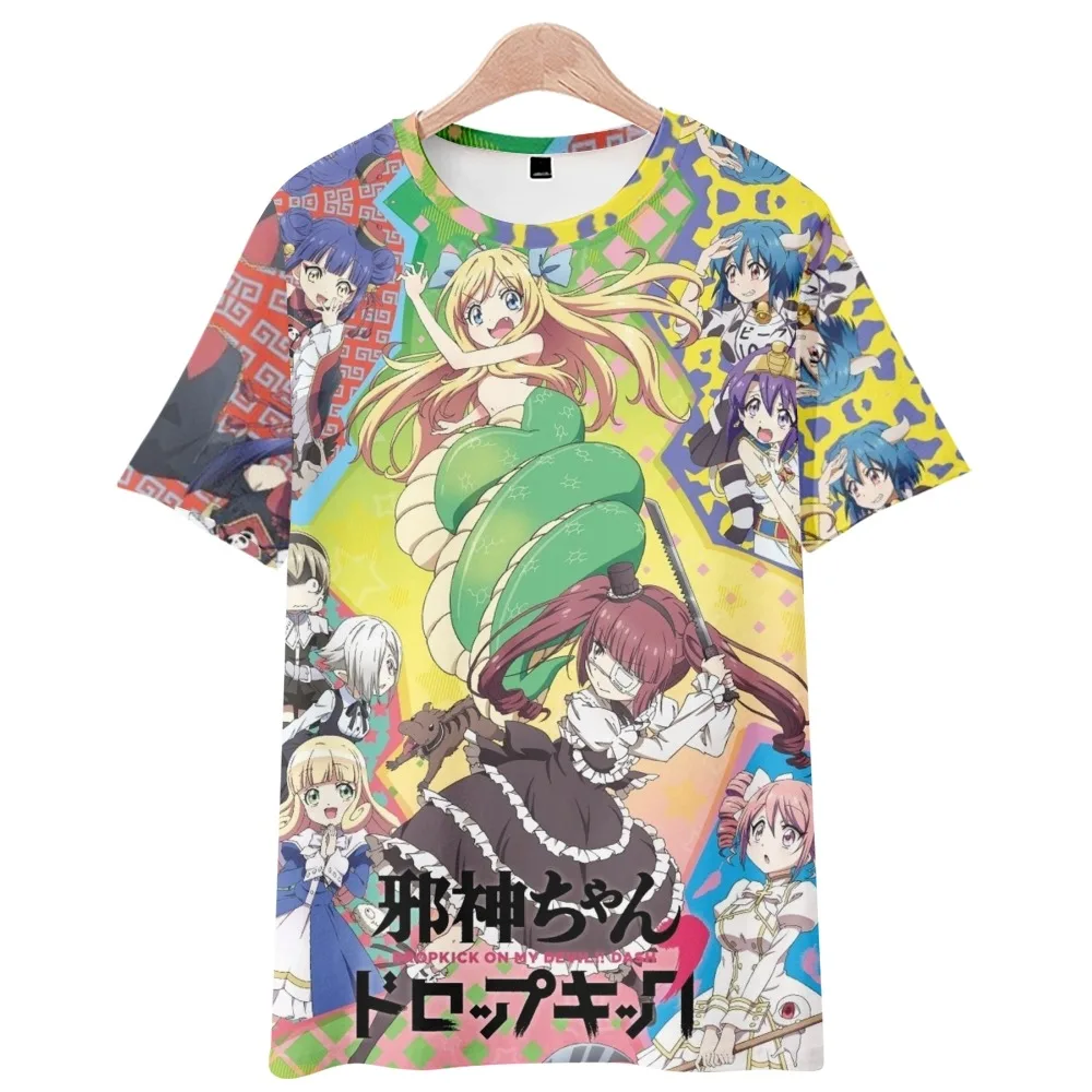 2022 3D Jashin-chan Dropkick X Anime Zomer T-shirt Nieuwe Vrouwen Mannen Zomer Korte Mouwen Fashion Tee