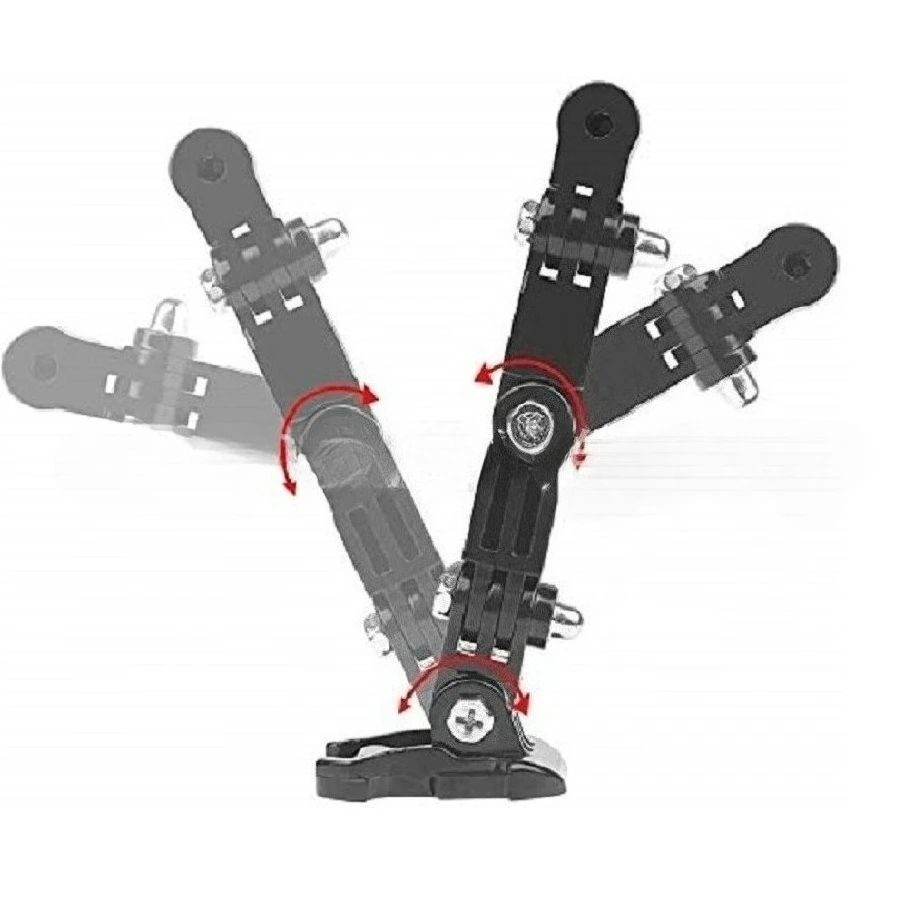 

Motorcycle/Bike Helmet Hanger, Rust-Proof Aluminum Jaw Grip, Easy Handlebar Installation