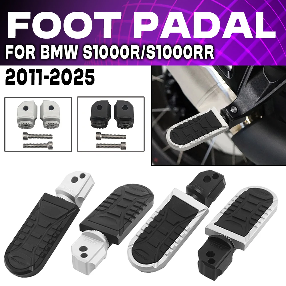 Passenger Floorboards Motorcycle Rearset Footrest Foot Pegs For BMW S1000R S 1000 R 2014-2016 s1000rr S1000 RR S1000RR 2011-2025