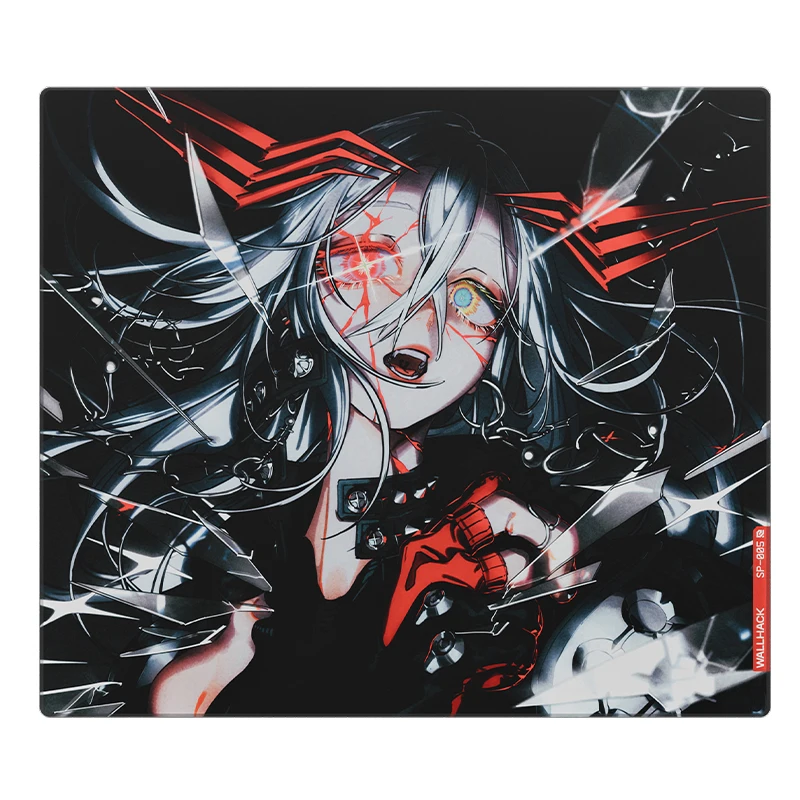 W-Wallhack SP-005 Glass Mouse Pad Hunter SORA YUME Smooth Frosted