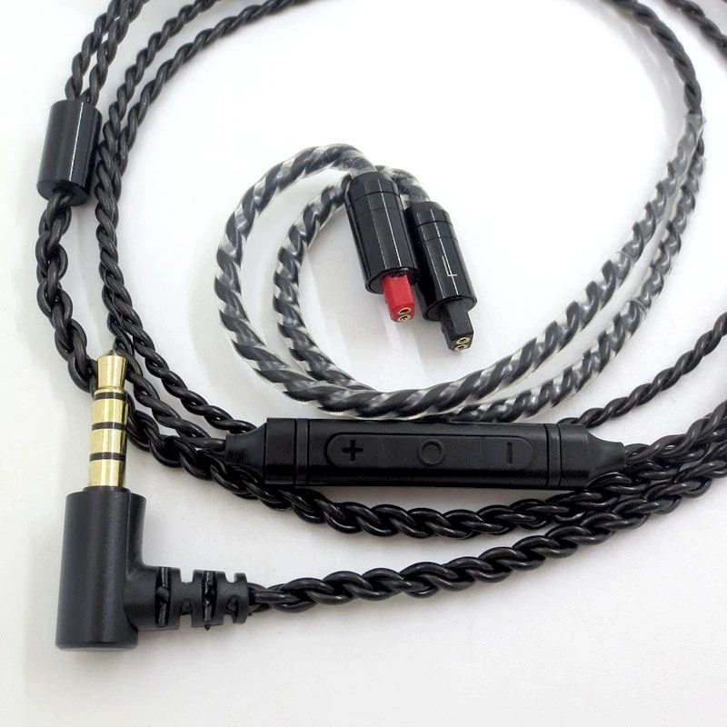 Монокристаллический медный посеребренный кабель для наушников Audio Technica ATH-im50 im70 03 im04, обновленный кабель для наушников