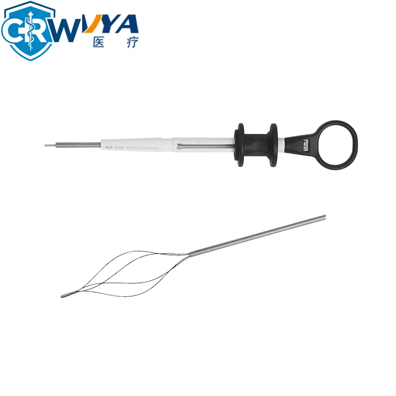 CRW Reusable Urology Instruments/ Ureterorenoscopy Nitinol Stone Basket Spiral Stone Retrival Basket Stone Extractor