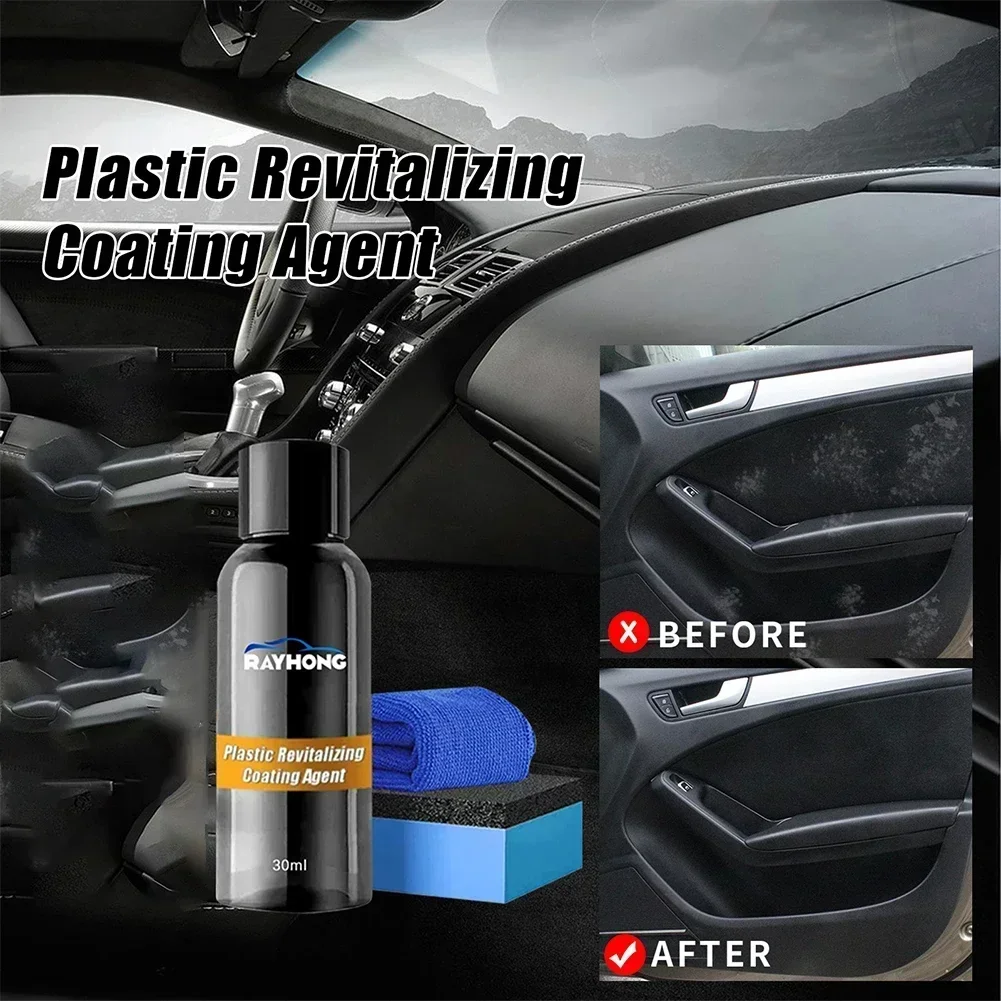 Auto Plastic Restorer Back To Black Gloss Auto Polish And Repair Coating Renovator For Car Detailing Renewed Car Paint