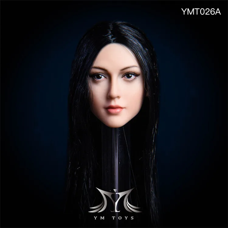 YMTOYS YMT026 1/6 Scale Anna Head Sculpt Hair Transplant Head Carving Model Fit 12 inch Action Figure Body For Fans Collection