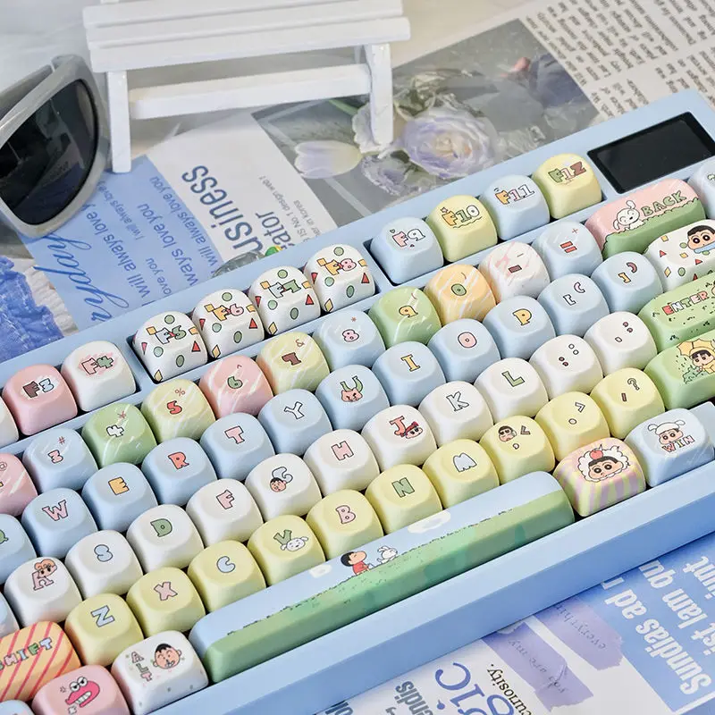 

Miniso Crayon Shin-chan MOA Height Cute Keycap Mechanical Keyboard Cap Customization Personality Cute Sublimation PBT Keycap