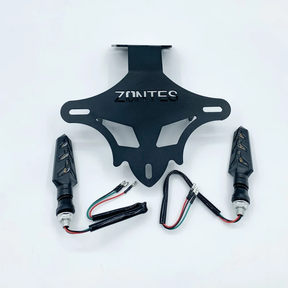 ZPNTES ZT 310/T/R/X rear license plate holder Zontes 310T 310R 310X rear license plate holder + turn signal