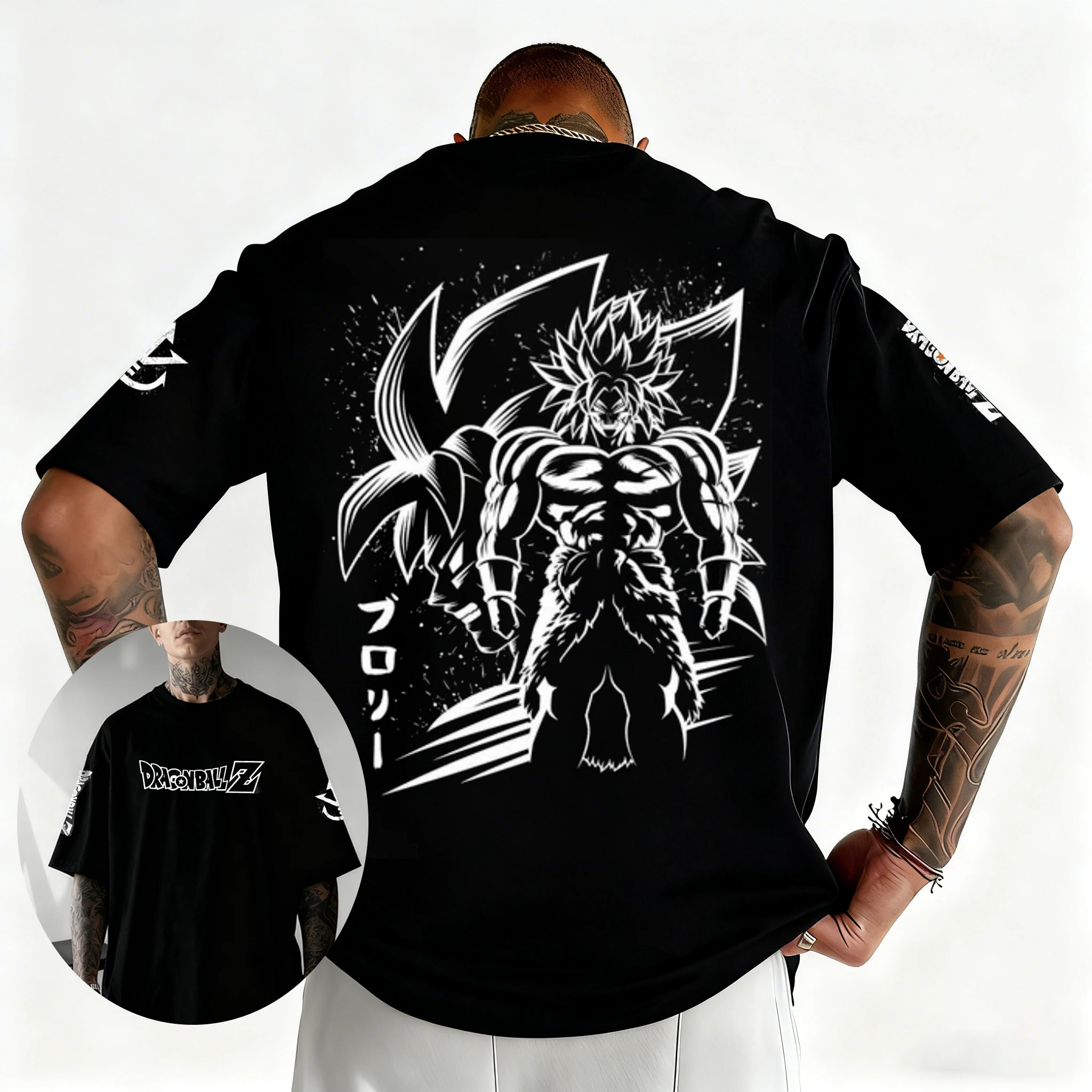 Dragon Ball Japanese Anime Printed Men's T-Shirt Majin Buu Boys Children Harajuku Short Sleeve Kids Goku T-shirt Summer Clothing - view 4