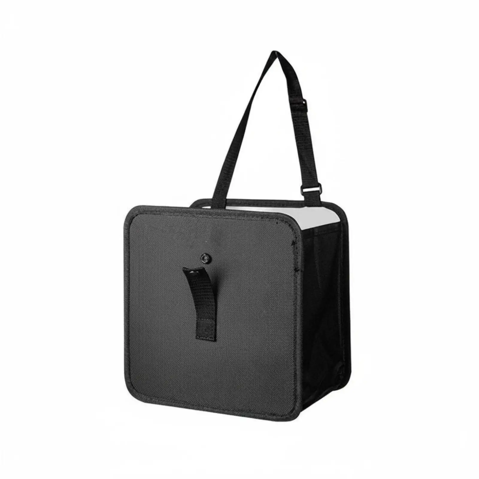 Waterproof Folding Car Trash Bin Seat Back Organizer Oxford Cloth Compact Storage Container for Vehicle Control Trash Can