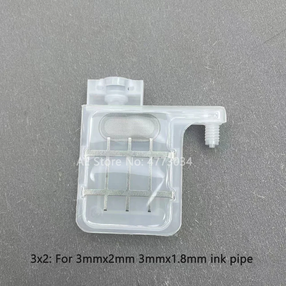 20PCS Damper DX5 Square Head For Galaxy Allwin Human Xuli Witcolor Inkjet Printer XP600 4720 I3200 Printhead Ink Dumper Filter