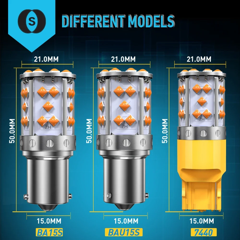 TCYATO 2 adet 1156 P21W BA15S - Orange Lighting Decor incelemesi ve fiyatı