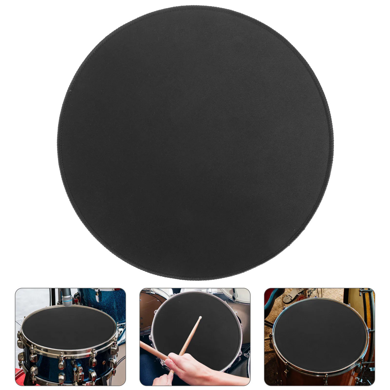 

Drum Cymbal Mute Pad Silent Dampener Practice Accessory Precise Sound Control Great Gift for Drummers At Home Drum Mute