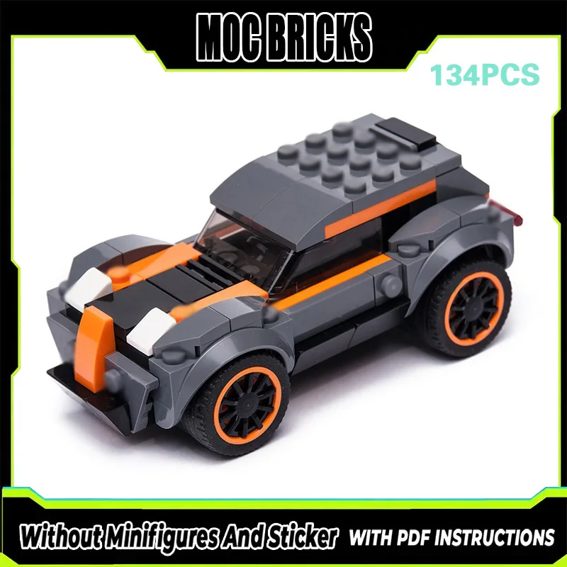 

Конструктор MOC: Модель городского автомобиля, гибридный электромобиль, модульная технология, подарки, праздничный набор для сборки, детские игрушки