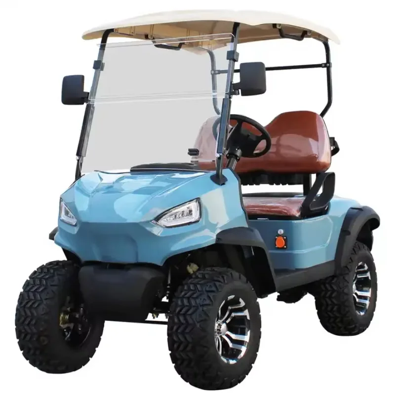 Golf Cart Buggy 72V Lithium Battery Solar 2 Seaters Off Road Mini Electric Street Legal