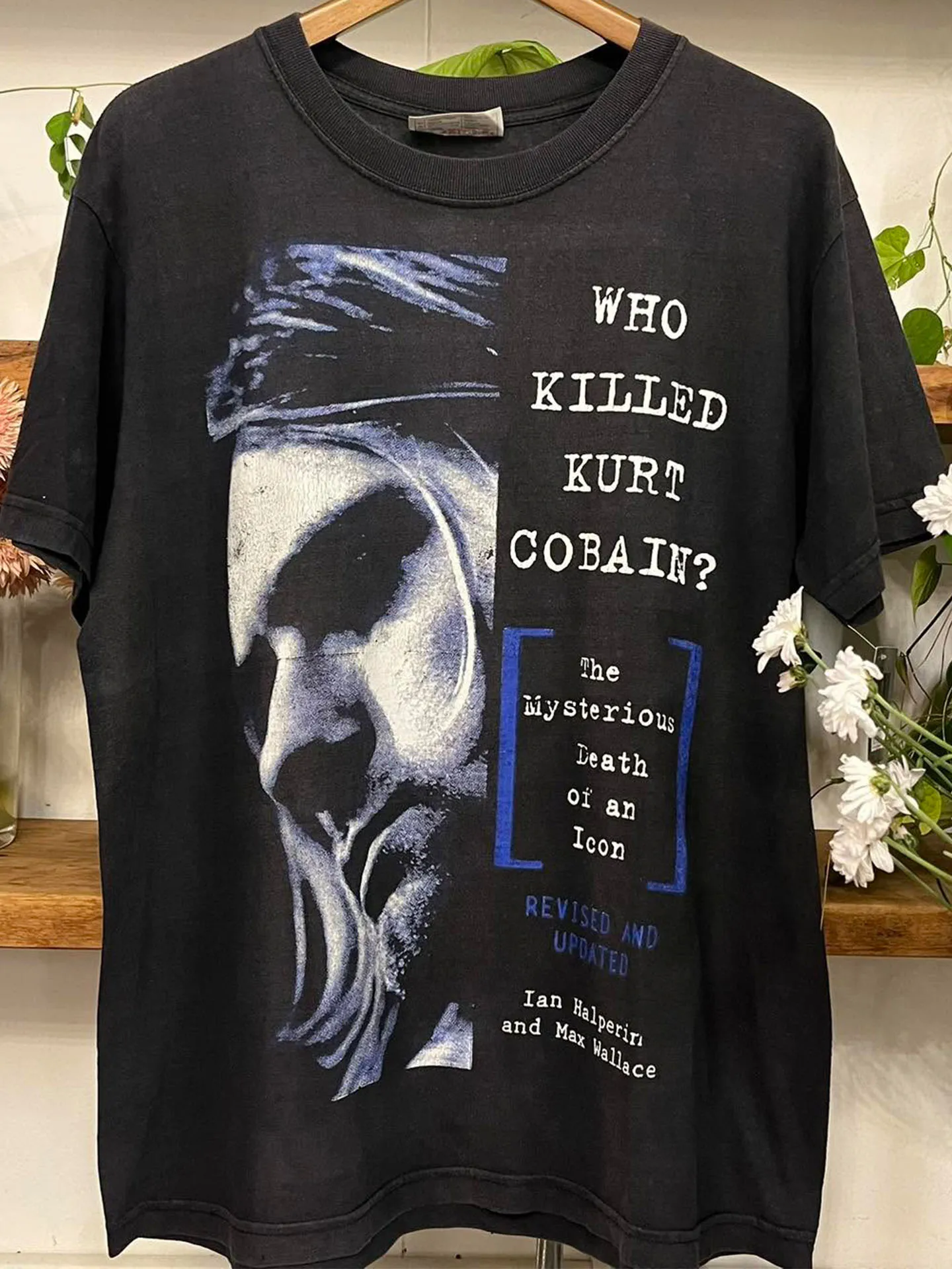 Kurt Cobain Retro Memorial Short Sleeve T-Shirt Trendy Oversize Dark Decay Heavyweight Pure Cotton Half Sleeve Breathable Cas...