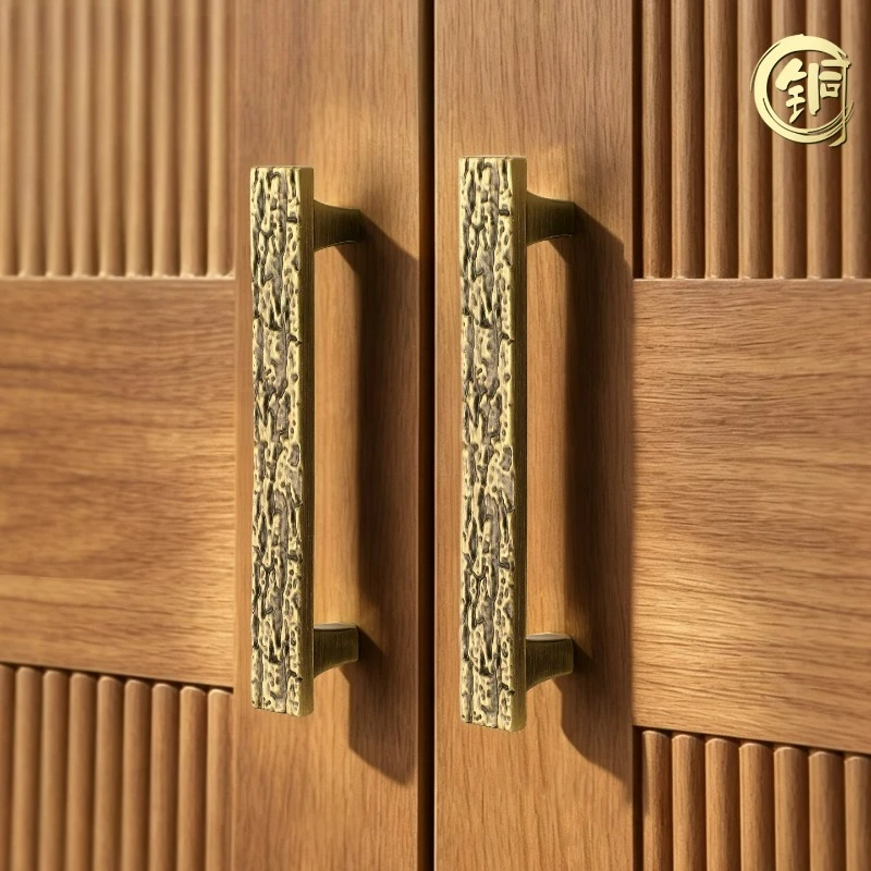 French Style Luxury Brass Handle, Personalized Dining Edge, Foyer Cabinet, Wine Bedside Table, Drawer Handle