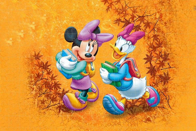 Mickey Mouse And Friend 1000 PCS Jigsaw Puzzles Fantasy Disney Goofy Donald Duck Family Creative Puzzles Educational Toys Gifts