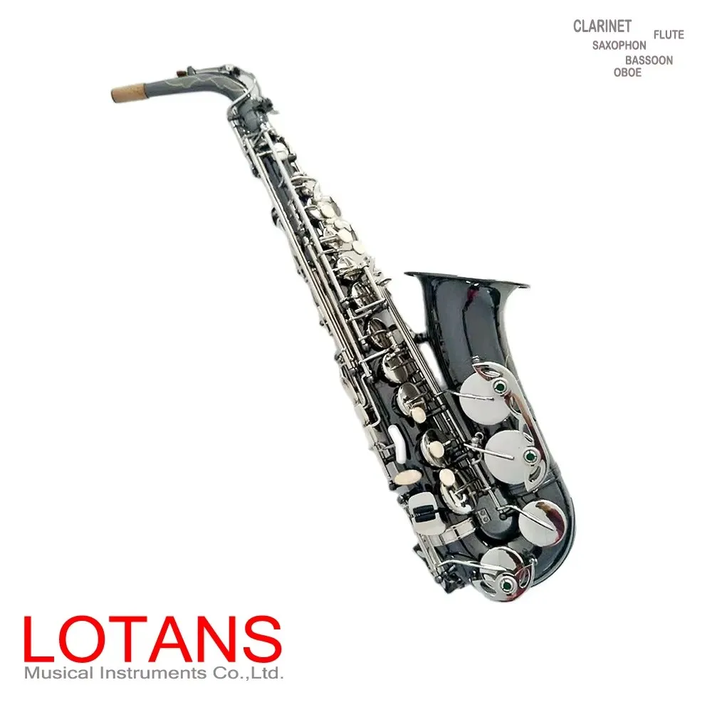 

China black nickel saxophone instruments