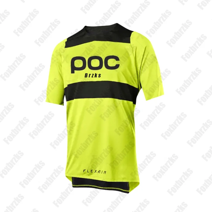 Blacks poc 2024 NEW Maillot Ciclismo Hombre Motocross Jersey Downhill T-shirt  Racing Shirt Cycling Mountain Bike DH Quick Dry