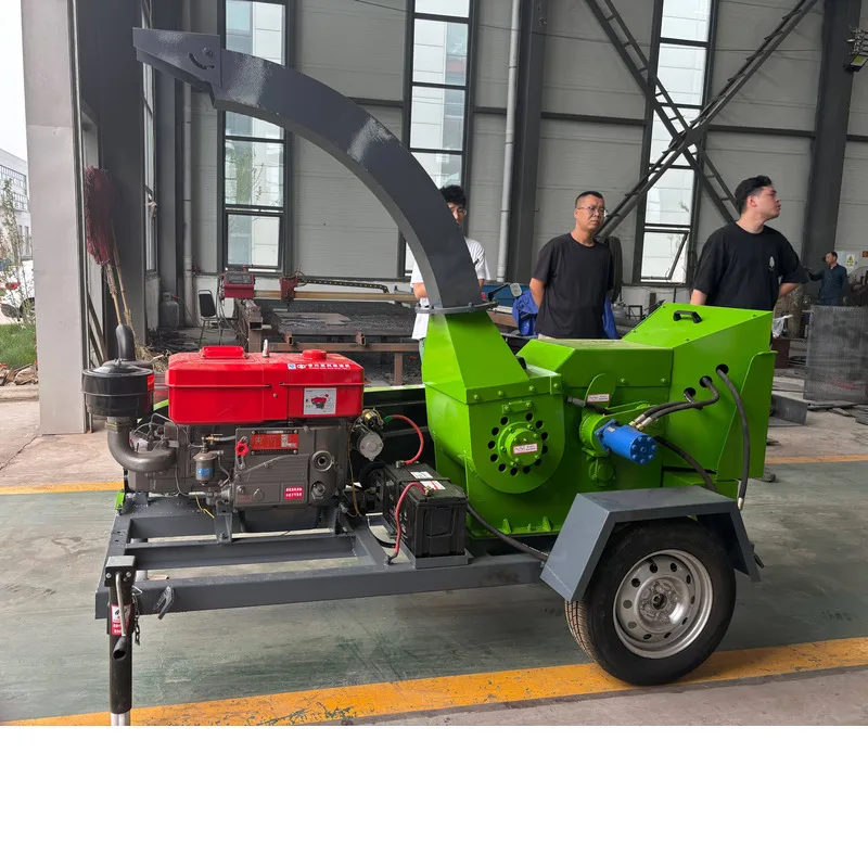 

Hot-Selling 50-Horsepower Automatic Diesel-Powered Wood Chipper With Hydraulic Feed And Mobile Design