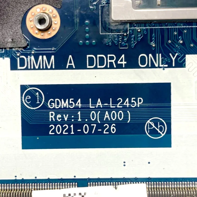 

LA-L245P GDM54 For Dell Inspiron 15 3515 Laptop Motherboard with R5-3450U R7-3700U CPU Mainboard 100% Test OK