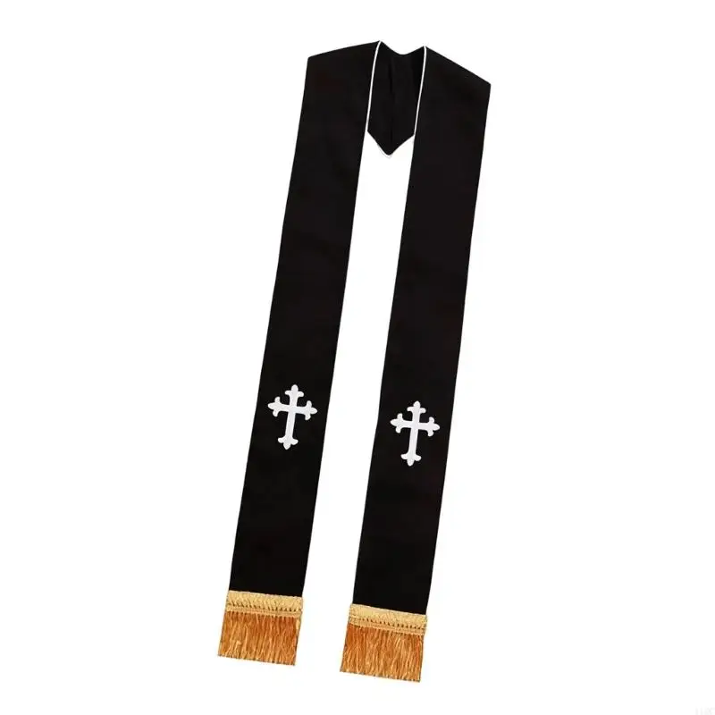 religiosa-roubou-lenco-preto-unissex-com-crucifixo-bordado-poliester-facil-cuidado-para-uso-diario-e-festivais