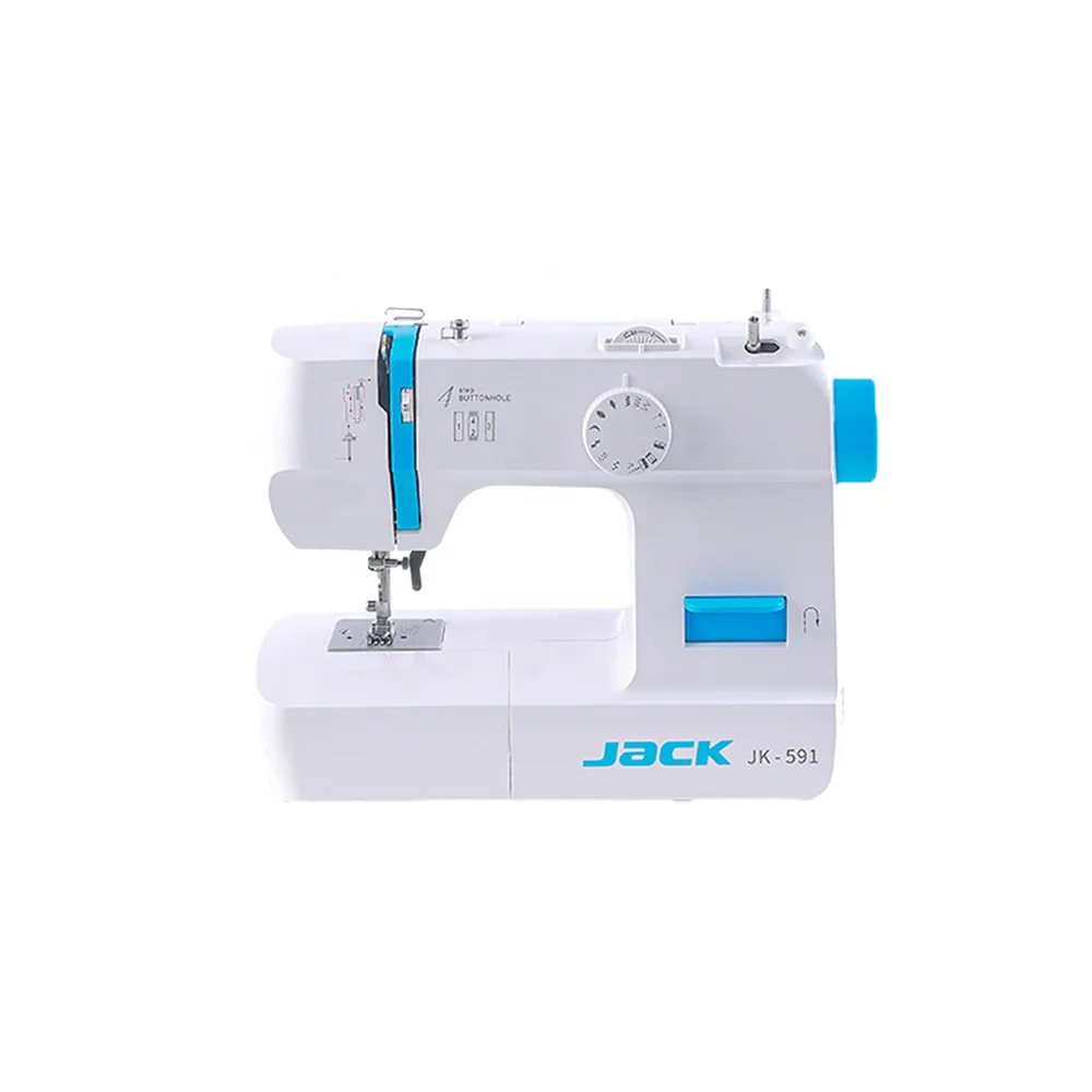 Popular brand new JACK 591 mini electronic overlock sewing machine Small and Lightweight Household Sewing Machine