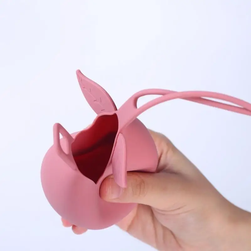 Adorável fruta chupeta organizador caso silicone manequim caixa portátil solução armazenamento bebê chupeta armazenamento à