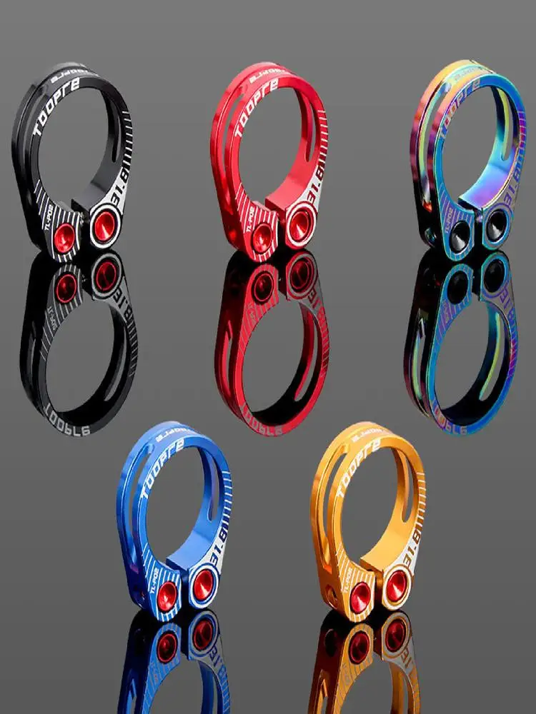AliExpress Aluminum Alloy Road Bike Seat Clamp Quick Release Clamp Cycling Seat Tube Clip for Most Bike Road Bike 31.8mm 34.9mm