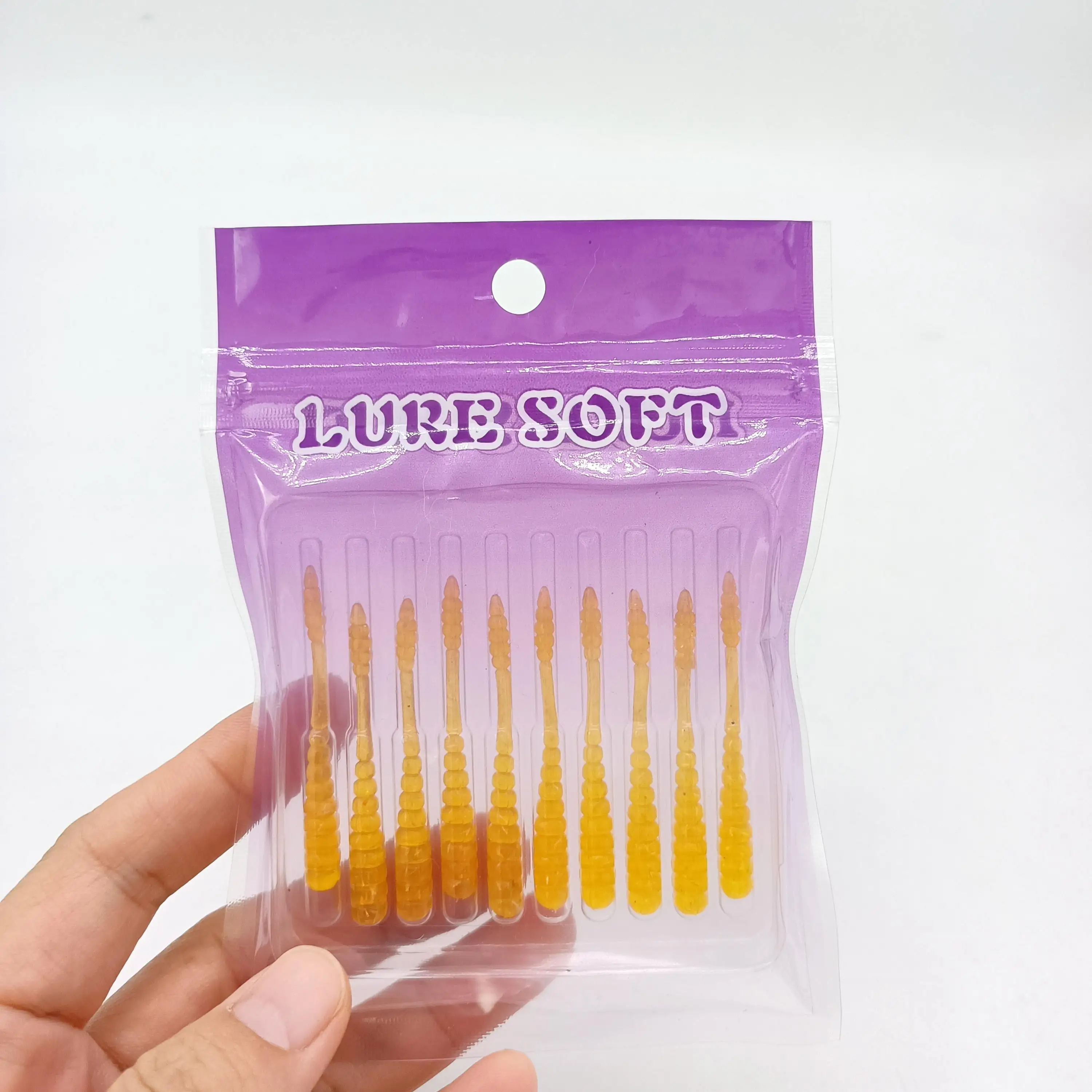 DUODUOYU 10PCS Neue Ajing Weiche Angeln Locken 48mm 0,5g Mini Kunststoff Köder Rockfishing Stream Fluss Meer künstliche Köder Angeln Locken – Detail 18