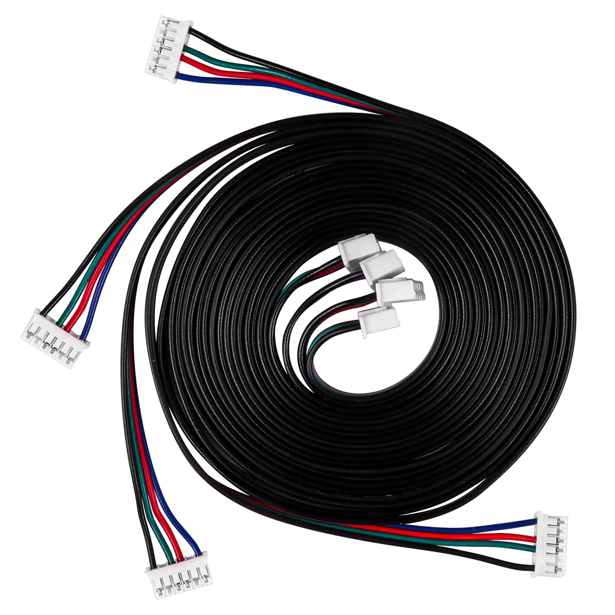 

4Pcs Stepper Motor Cable Set Compatible 3D Printer Accessories .54 4 Pin to 6 Pin Wires Ramps Board High Performance