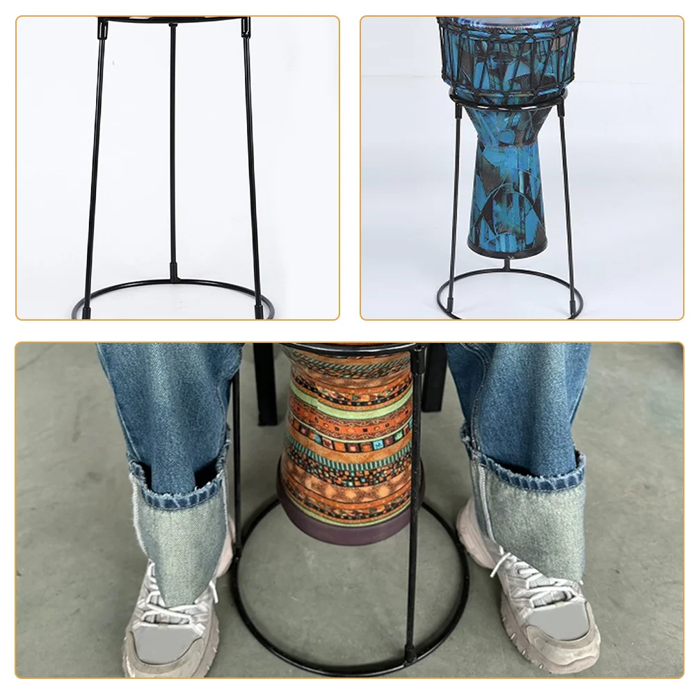 

African Drum Stand Metal Bracket For Percussion Instrument Portable Support Stand Drum Accessory Hardware Mount Rack