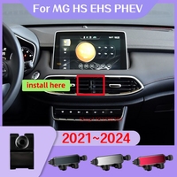 Car Mobile Phone Holder For MG HS EHS PHEV 2018-2021 Gravity Air Vent Phone Mount Universal Shockproof Stand Car Accessories