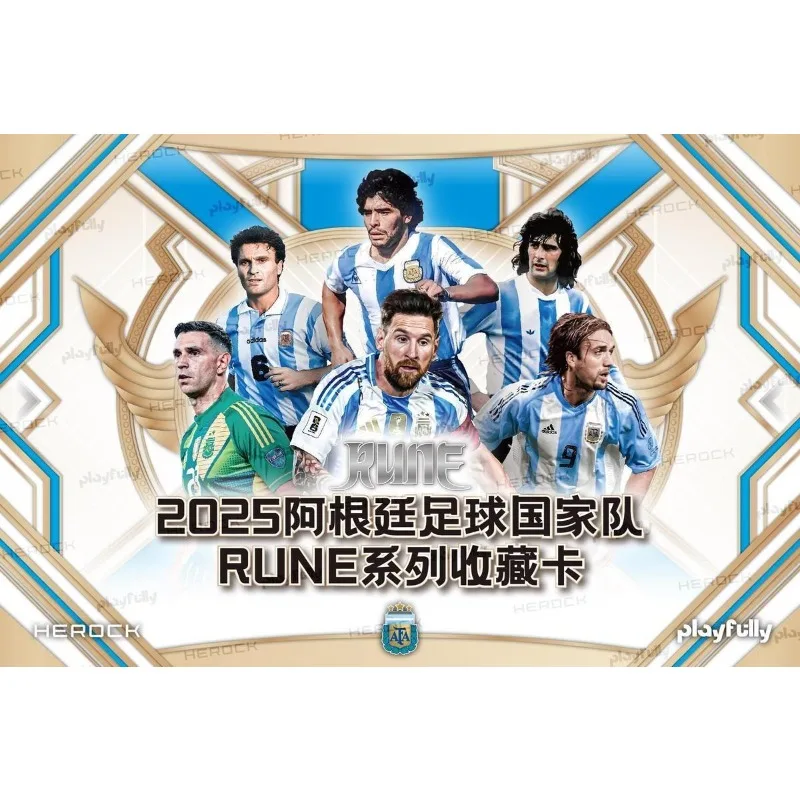 2025 Argentina National Football Team Messi RUNE Series Collectible Card Football Star Player