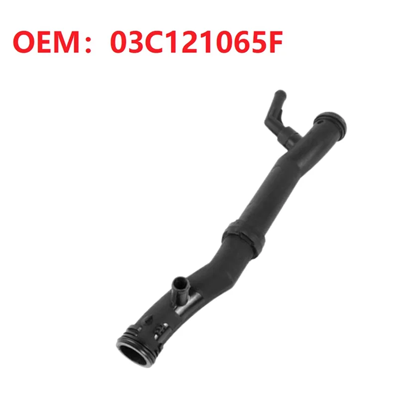 

F9-4X 03C121065F Engine Cooling System Water Coolant Flange Pipe Fits For VW Golf Tiguan Sharan Car Accessories