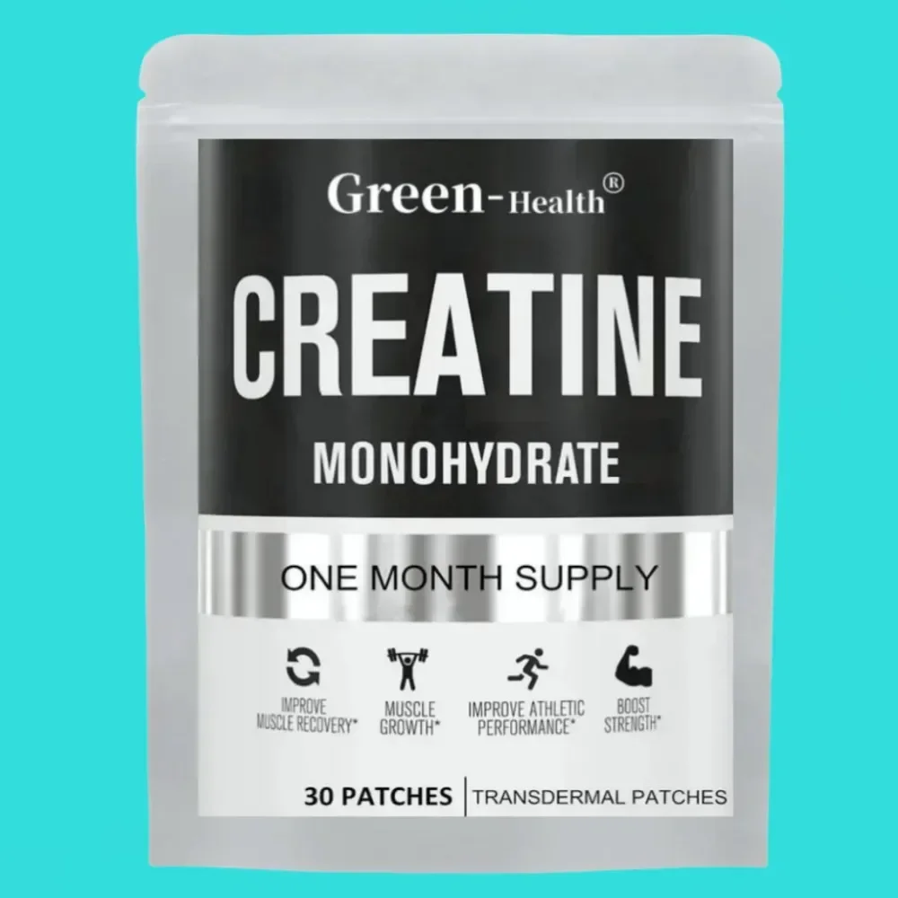 Creatine Monohydrate Transdermal Patches（30 Patches） For Muscle Growth, Increased Strength, Enhanced Energy Output