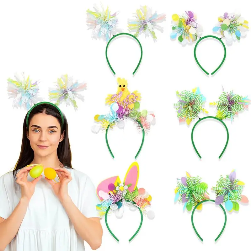 

Easter Head Wear Women Hair Accessories For Easter Day Cartoon Spring Day Party Hair Hoop Decoration For Easter Festivals
