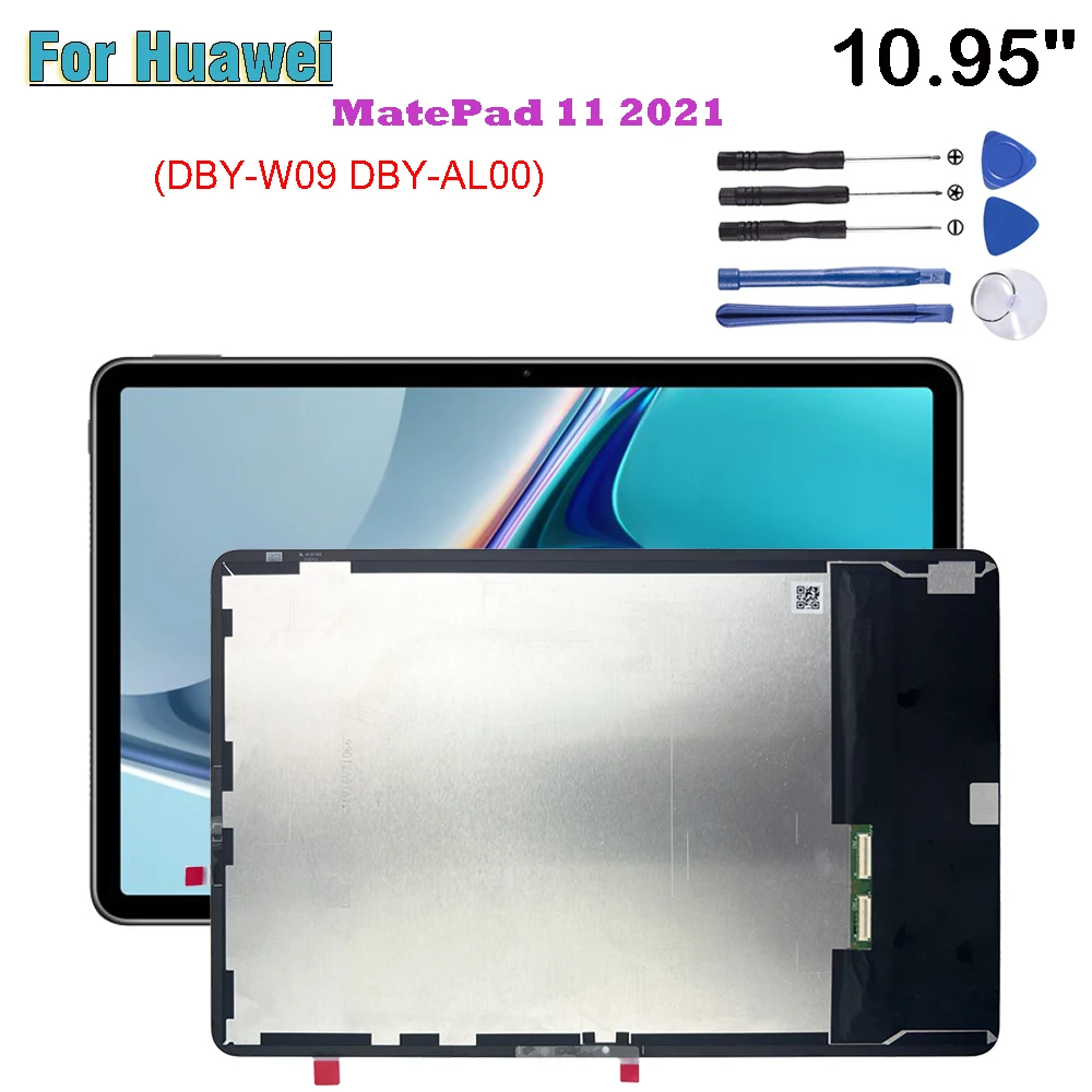 

Ori For Huawei MatePad 11 MatePad11 2021 10.95" DBY-W09 DBY-AL00 LCD Display Touch Screen Digitizer Glass Assembly Repair