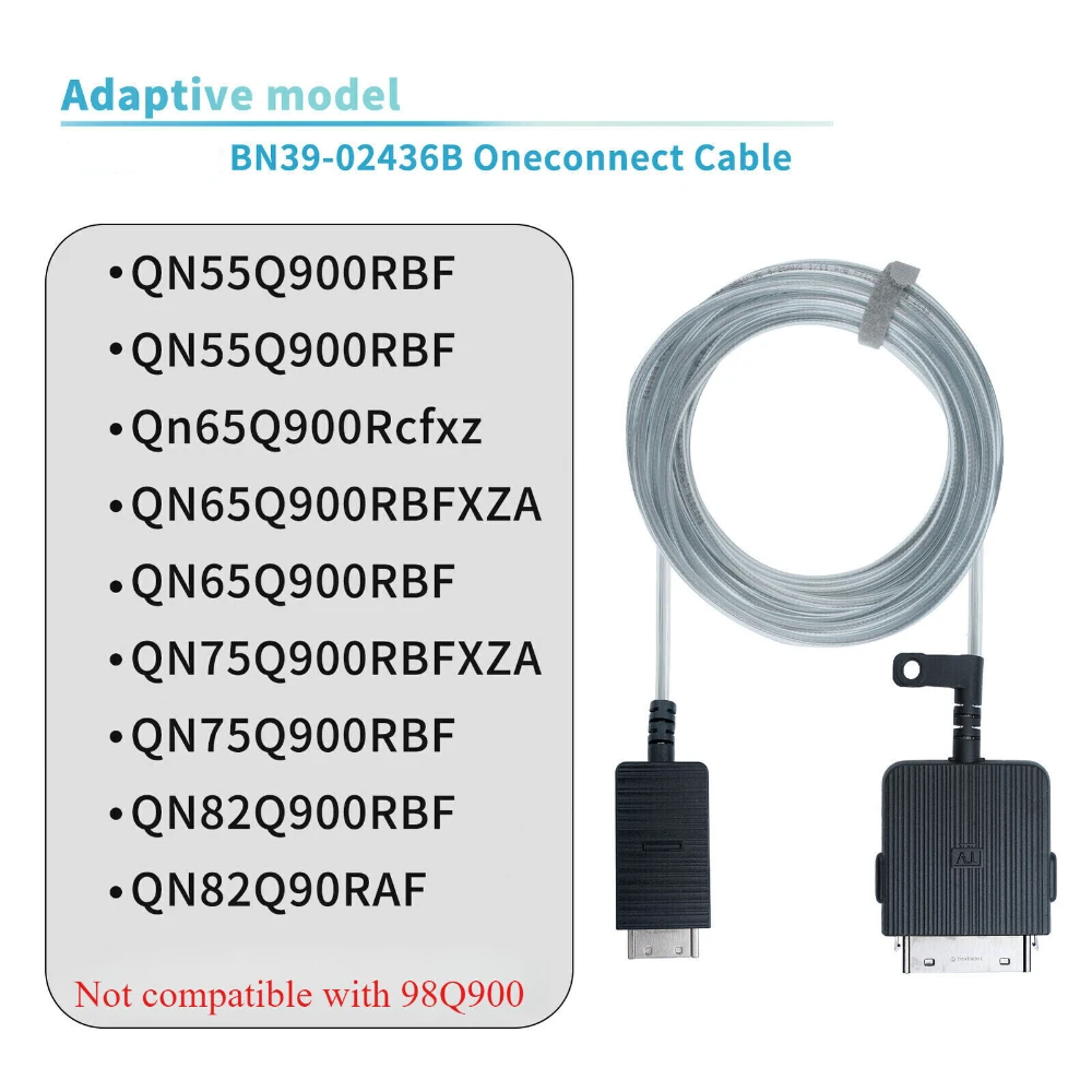 Nuevo Cable de conexión Invisible de TV 8K BN39-02436B para 75 "82" 85 "Q900RBF Q950RBTQE55Q950RBTXXC QE65Q950RBTXXC QE75Q950RBTXXC 5M