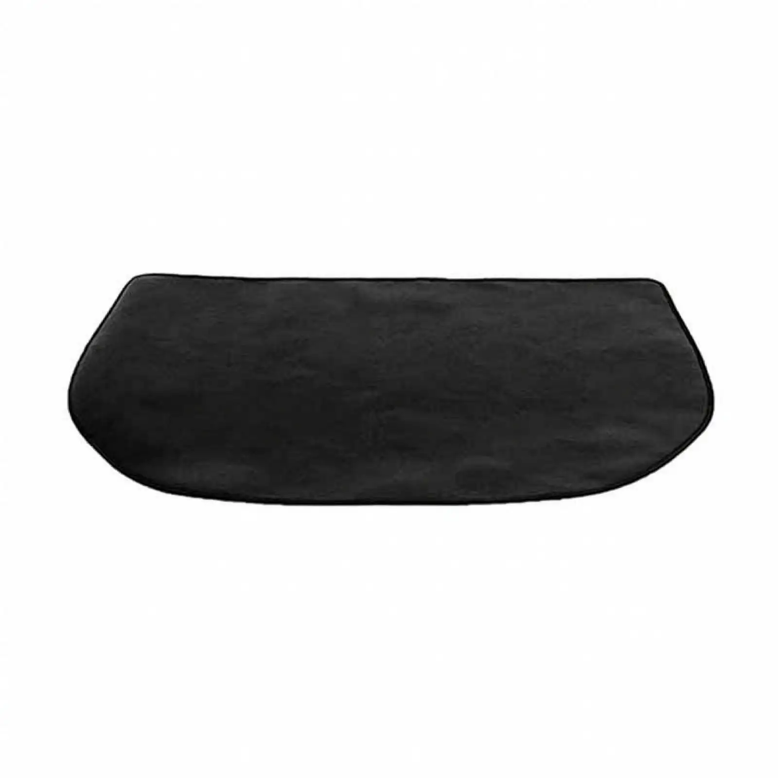 Fireplace Floor Protection Mat Heat Shield Pad Flame Retardant Coated Fiberglass Hearth Cover for Log Fireplace Curved