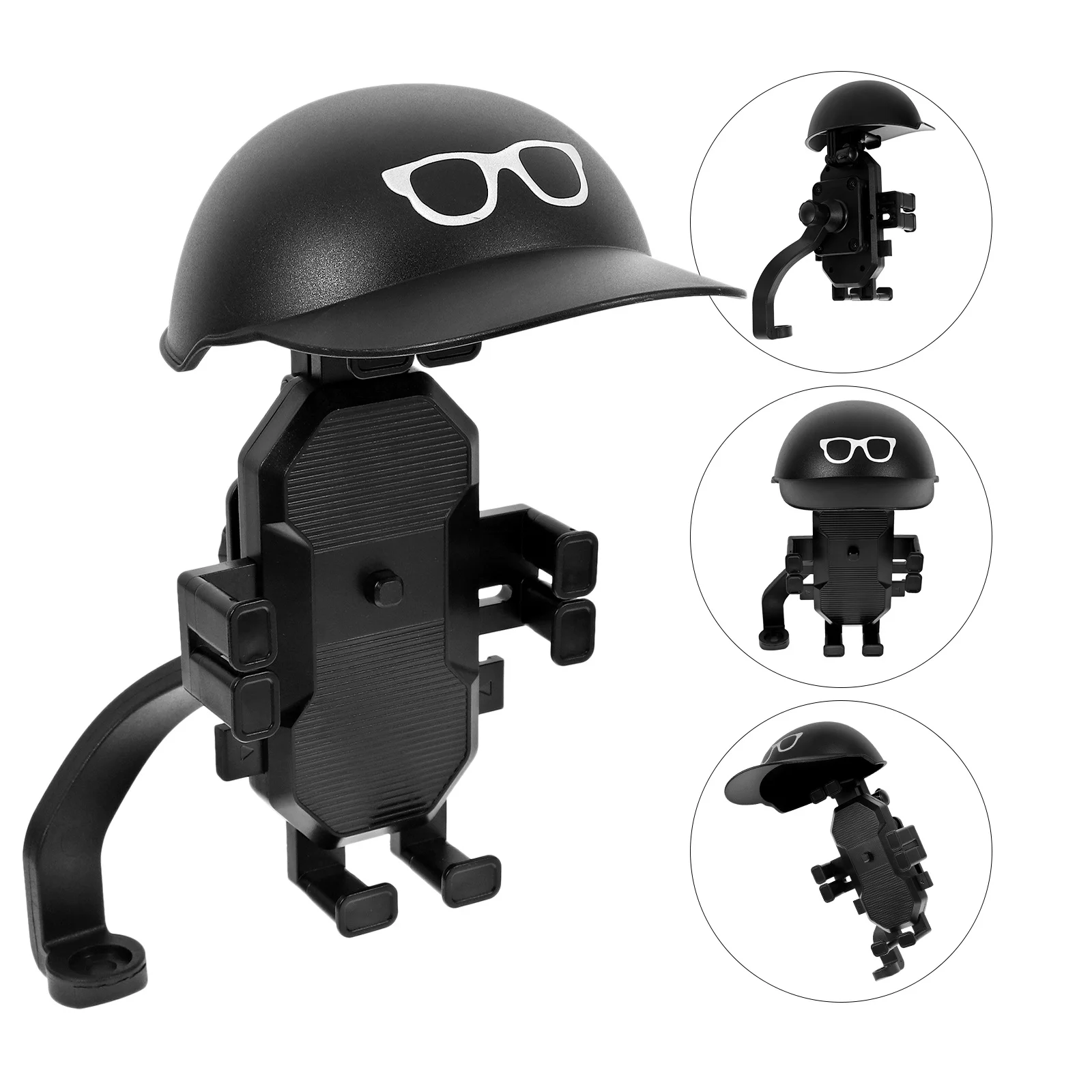 

Adjustable Bike Phone Holder Alloy ABS Cap Design Stable Cycling Navigation Bracket Outdoor Phone Support Rack