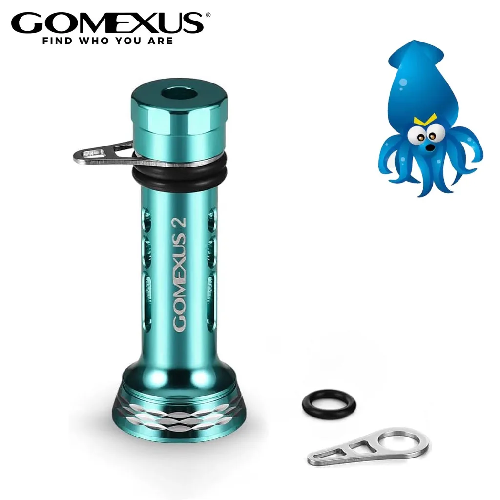 Suporte de Alumínio Gomexus 46mm para Carretilhas Shimano Vanford Stella Stradic FK Daiwa Luvias 1000 - 5000 - Proteção para Carretilhas R4