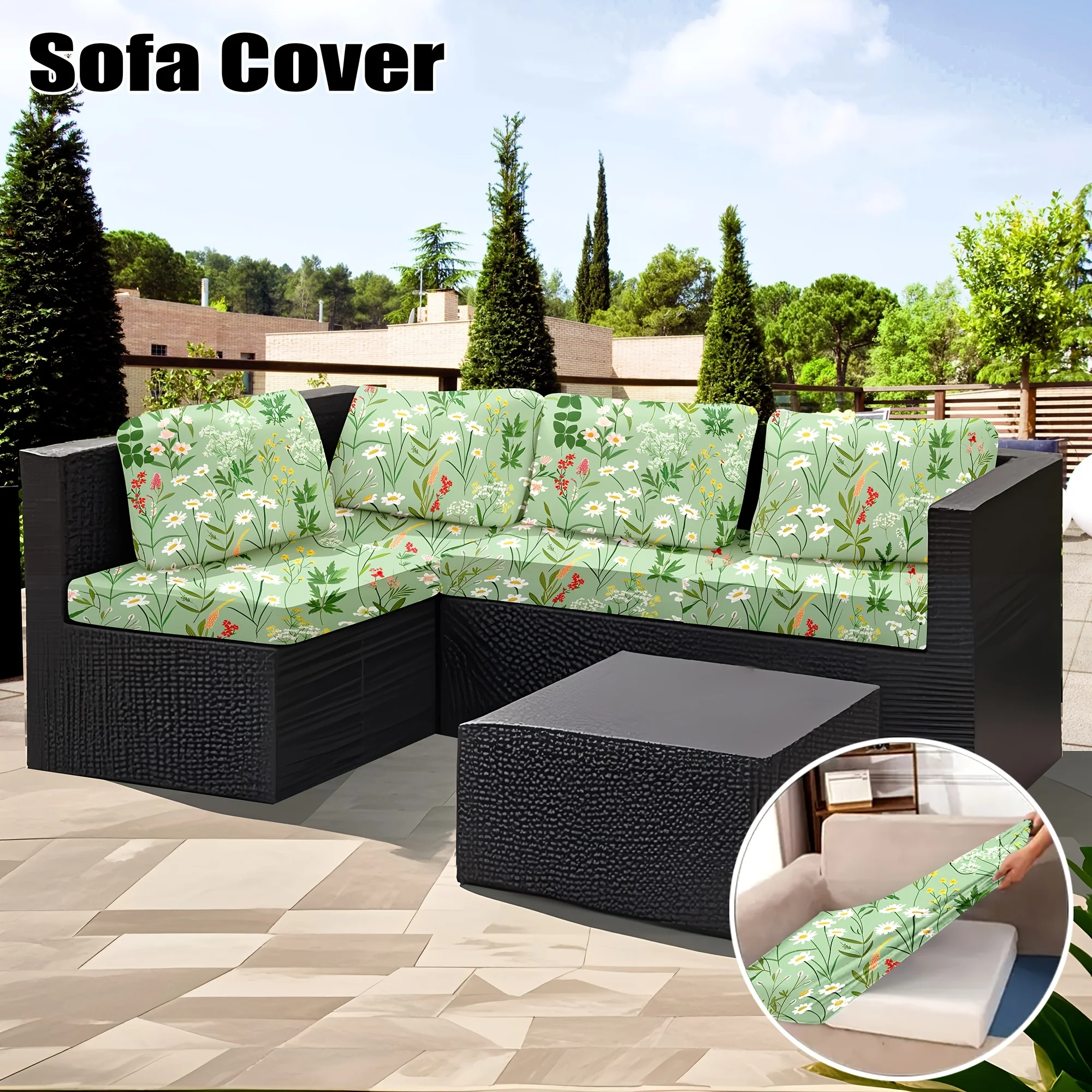 sunbrella colorful patio cushions