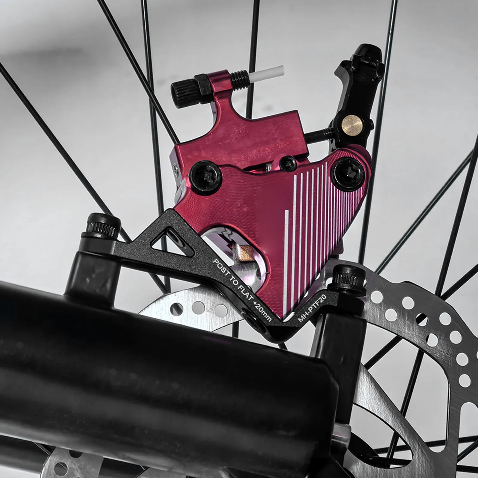 MTB Post Mount To Flat Mount Disc Brake Adapter Bicycle Brake Adapter 140mm / 160mm Aluminum Alloy Bike Accessories