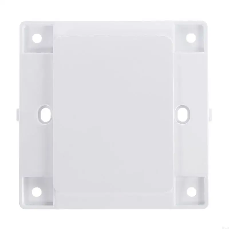 367d pared eléctrico Socket Panel cubierta en blanco PARA PARA PLATA ABS Bisel
