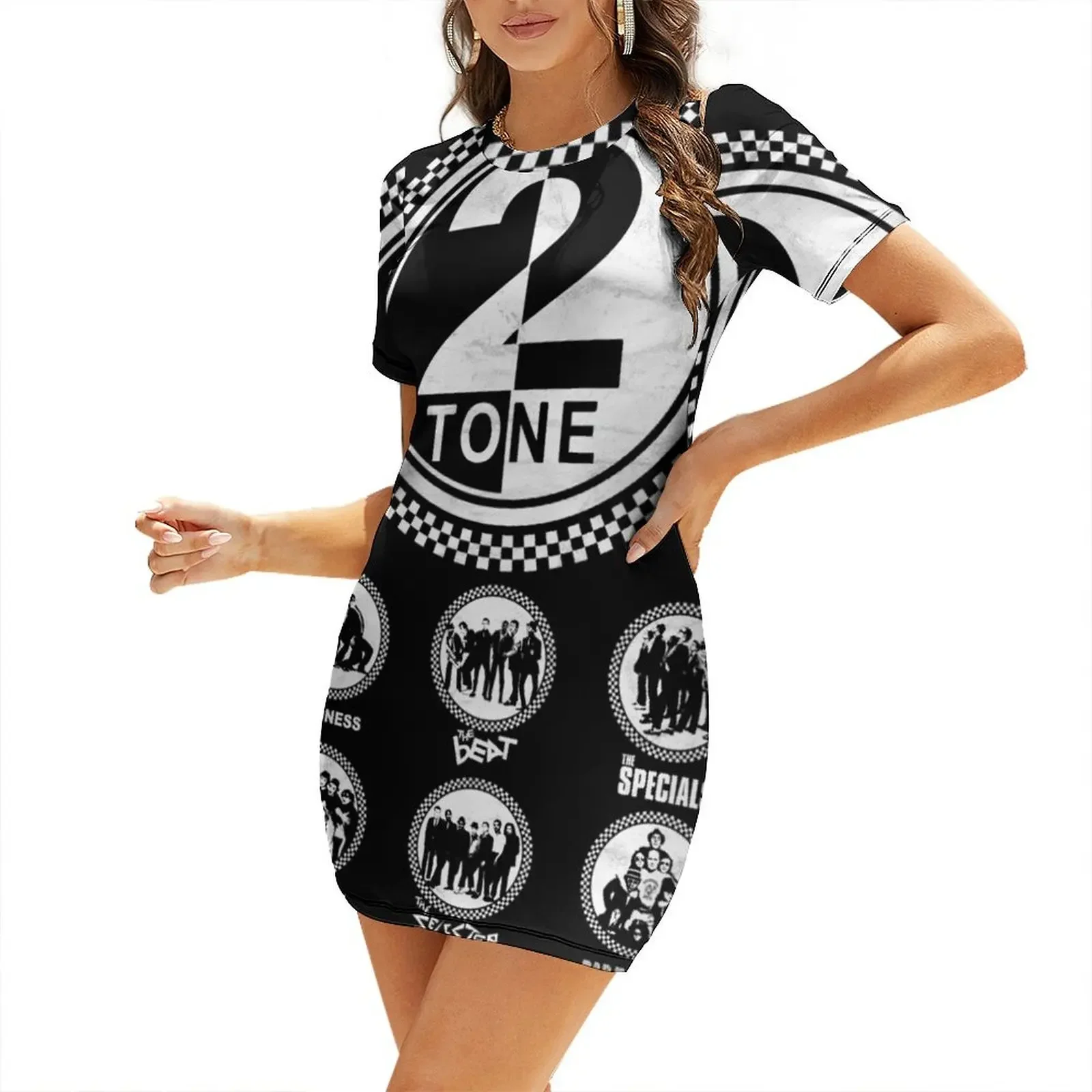 

The Best of British Ska, Legends of 2 Tone Short-Sleeved Dress elegant guest wedding dress Woman's evening dress