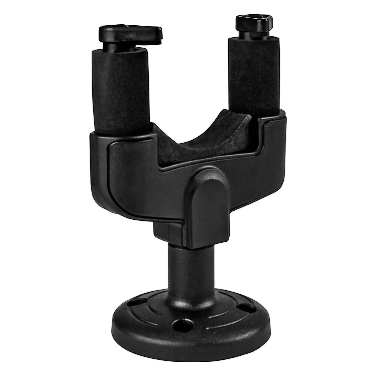 

5Core Guitar Wall Mount Hanger Hook Metal Base Soft Padding Adjustable Rotatable Holder