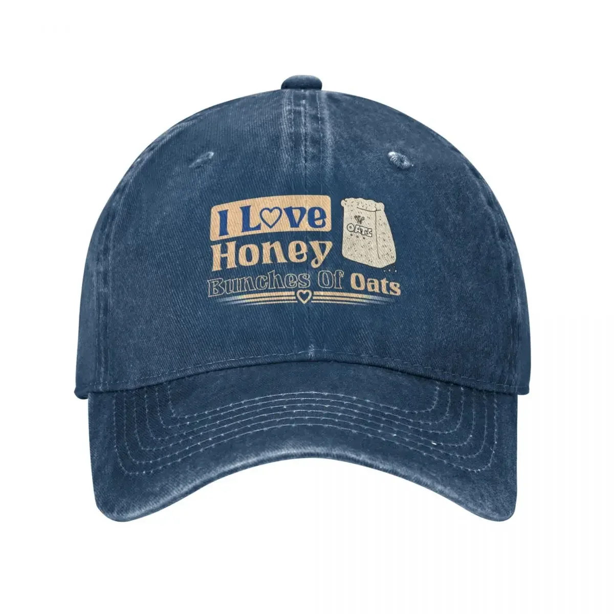 I Love Honey Bunches Of Oats Baseball Cap Custom Cap Golf Men Hats Women's